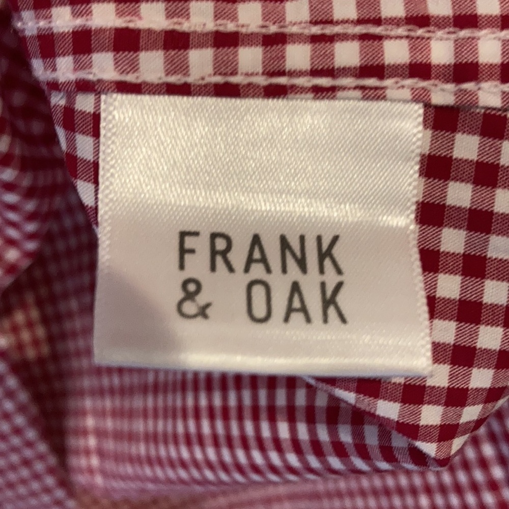 FRANK & OAK Men’s Button Down Shirt 100% Cotton Size S - Picture 5 of 9